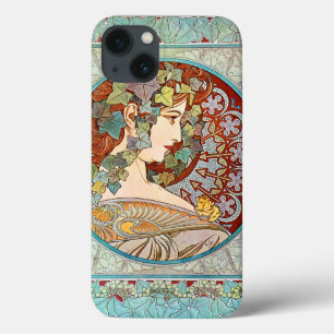 iPhone 13 Case Alphonse Mucha Ivy