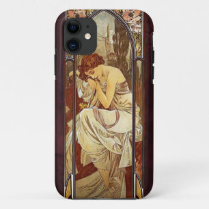 Coques Pour iPhone Alphonse Mucha, le repos de la nuit