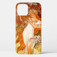 Alphonse Mucha Printemps Art Nouveau