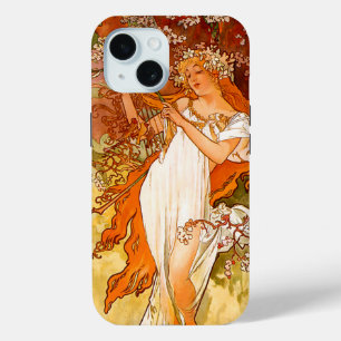 Coque Case-Mate iPhone Alphonse Mucha Printemps Art Nouveau