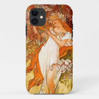Alphonse Mucha Printemps Art Nouveau