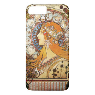 Coque iPhone 8 Plus/7 Plus Alphonse Mucha Zodiac