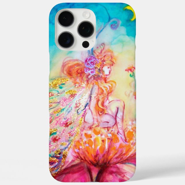 Coques Case-Mate iPhone ALTHEA /Fée Whimsical sur la Fleur Rose (Verso)