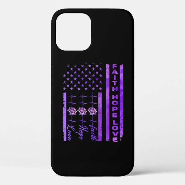 Coques Case-Mate iPhone Alzheimer Sensibilisation Foi Espérance Amour Pour (Verso)
