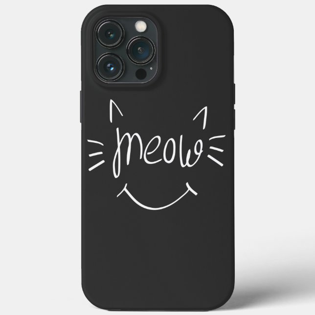 Coques Case-Mate iPhone Amateur de Chats Miaou   (Verso)