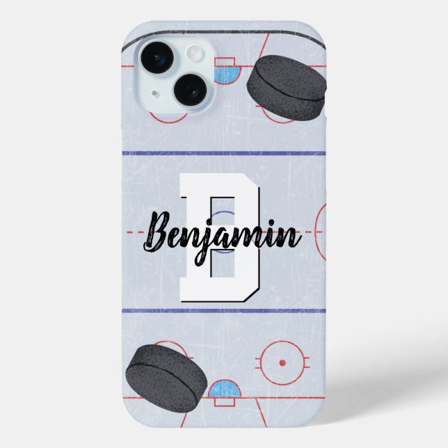 Coques Case-Mate iPhone Amateurs de hockey sur glace (Verso)