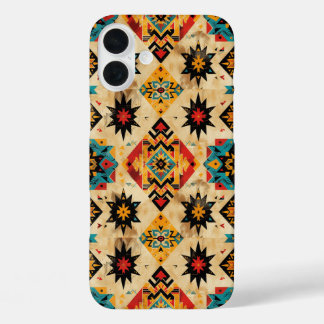 Coque Pour iPhone 16 Plus Amateurs de motifs carrelés occidentaux