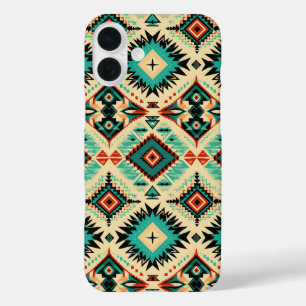 Coque Pour iPhone 16 Plus Amateurs de motifs carrelés occidentaux
