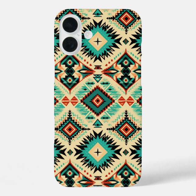 Coques Case-Mate iPhone Amateurs de motifs carrelés occidentaux  (Verso)