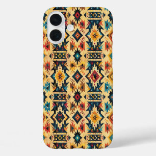 Coque Pour iPhone 16 Plus Amateurs de motifs carrelés occidentaux