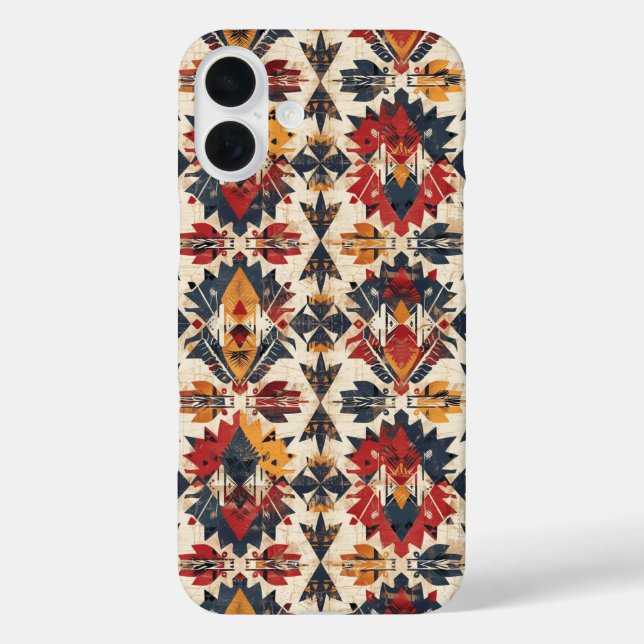 Coques Case-Mate iPhone Amateurs de motifs carrelés occidentaux  (Verso)