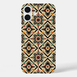 Coque Pour iPhone 16 Plus Amateurs de motifs carrelés occidentaux