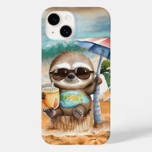 Coque Case-Mate iPhone Amateurs de paresseux de plage cool
