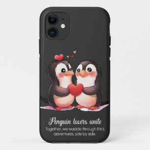 Case-Mate iPhone Case Amateurs de pingouins - Saint Valentin