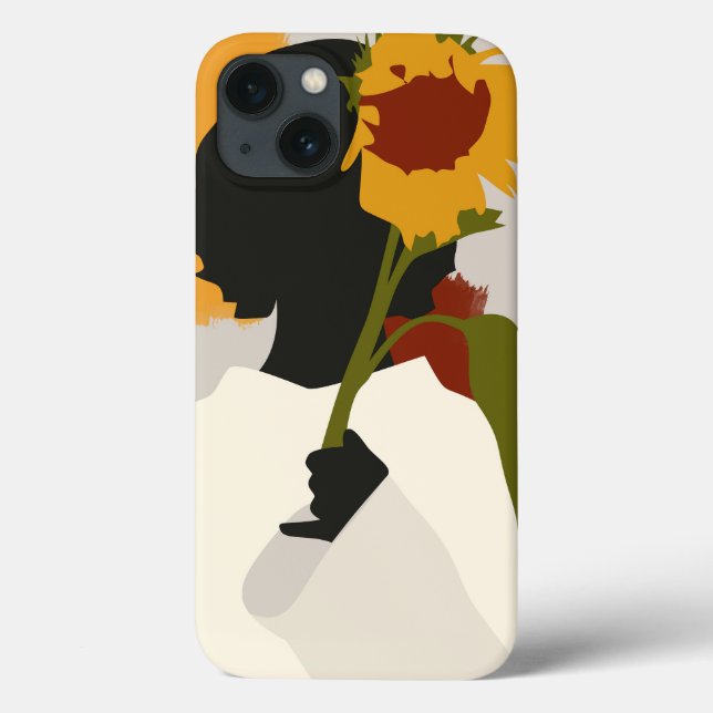 Coques Case-Mate iPhone Âme ombragée avec impression de tournesol (Verso)