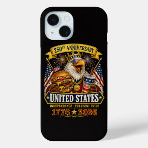 Coque Case-Mate iPhone Américain 1776 2026 250e 4 juillet Fête de l'Indép