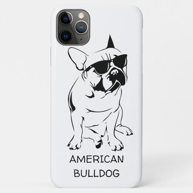 COQUES Case-Mate iPhone AMÉRICAIN BULLDOG SKETCH (Dos)