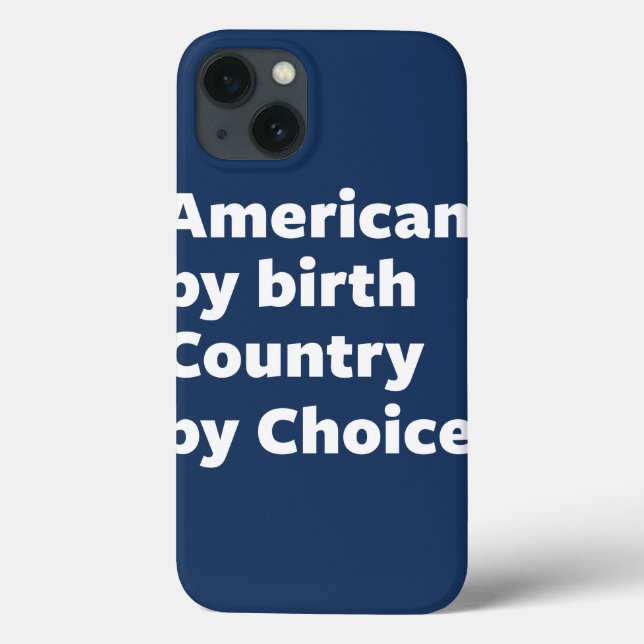 Coques Case-Mate iPhone Américain par naissance, pays par choix (Verso)