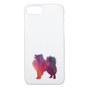 Case-Mate iPhone Case American Eskimo Chien Geo Silhouette violet