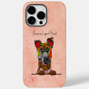 Coque Case-Mate iPhone American Leopard Hound, visage laid