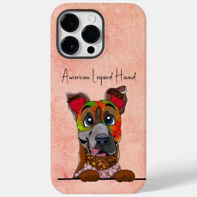 Coques Case-Mate iPhone American Leopard Hound, visage laid (Verso)