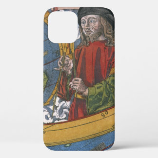 Coque iPhone 12 Amerigo Vespucci Explorateur sur une carte des Amé