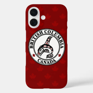 Coque Pour iPhone 16 Amérindien Red Black Haida Tueur Whale