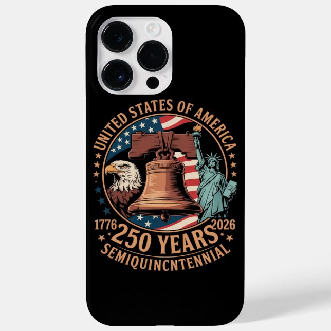 Coques Case-Mate iPhone Amérique 250 Ans (Verso)