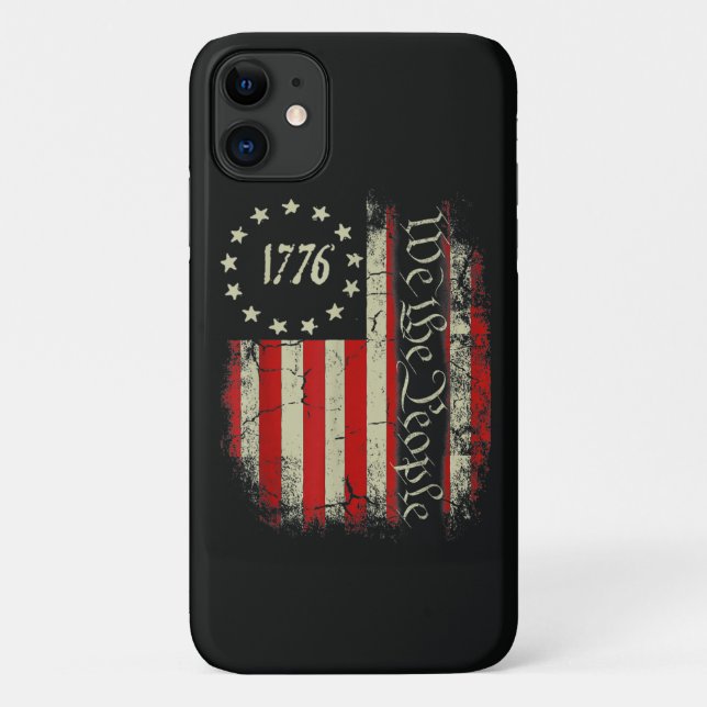 Coques Case-Mate iPhone Amérique patriotique du 4 juillet (Dos)