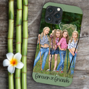 Case-Mate iPhone Case Amis pour toujours Typographie de l'amour du cœur 