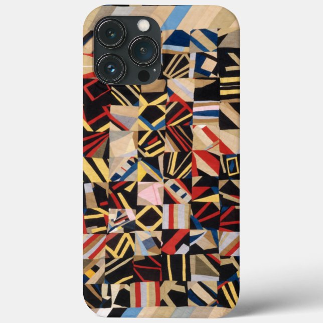 Coques Case-Mate iPhone Amish Crazy Quilt par Lydia Beach (Verso)