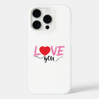 Coque iPhone 16 Pro amour