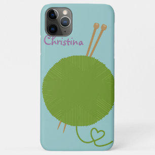 Coque iPhone 11 Pro Max Amour à tricoter