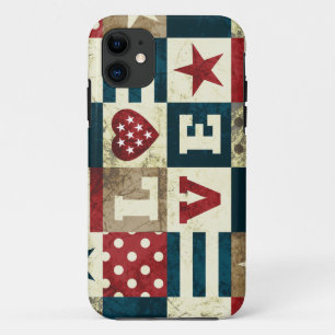 Coques Pour iPhone Amour Amérique patriotique