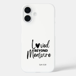 Coque Pour iPhone 16 Amour au-delà de la mesure Eph 3:19