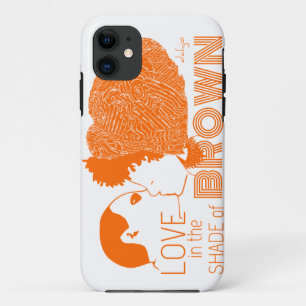 Coque Case-Mate Pour iPhone AMOUR Brown en ORANGE