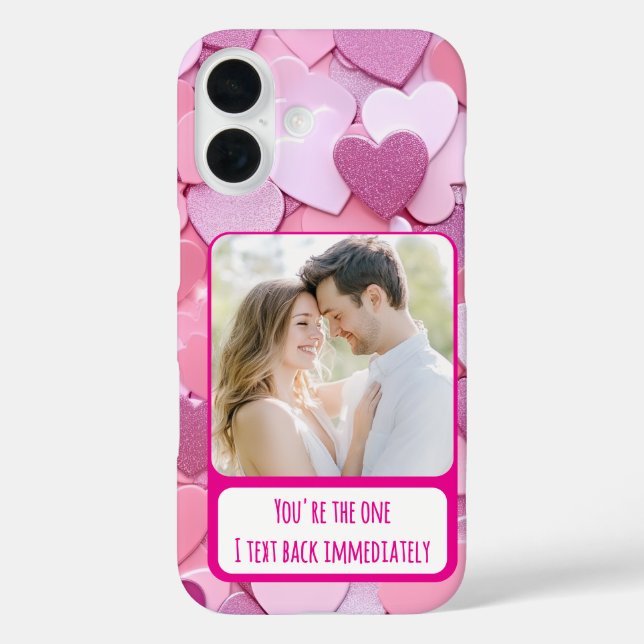 Coques Case-Mate iPhone Amour Coeur Confetti I Texte Retour (Verso)