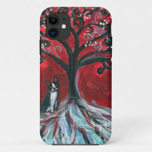 Etui iPhone Case-Mate Amour d'arbre de Boston Terrier