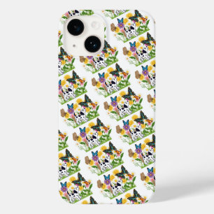 Coque Case-Mate iPhone Amour de chiot dalmatien papillon mignon Amitié