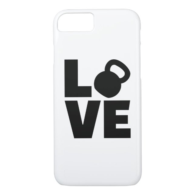 Coques Case-Mate iPhone Amour de Kettlebell (Dos)