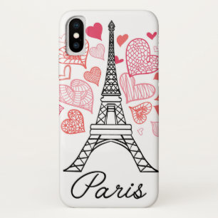 Coque iPhone X Amour de Paris, France