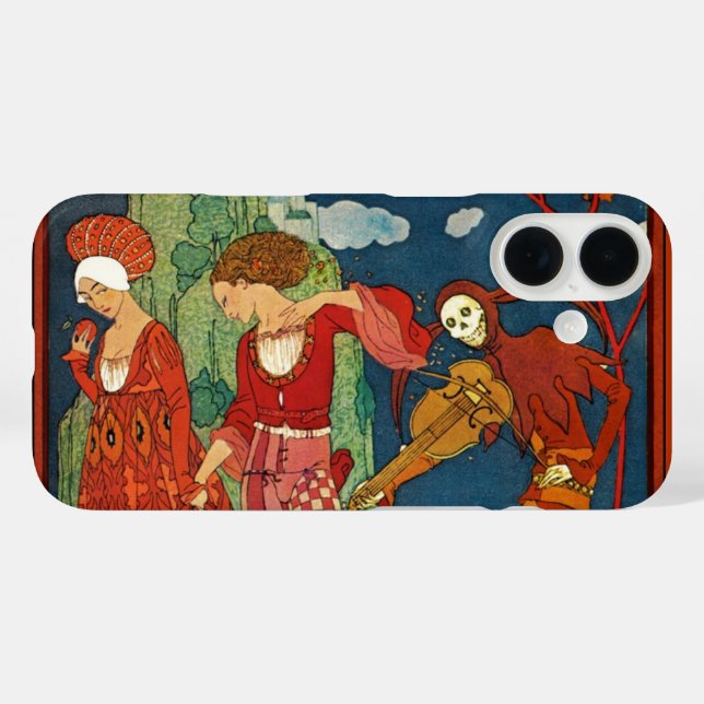 COQUES Case-Mate iPhone AMOUR, DÉSIR ET MORT (Verso (horizontal))