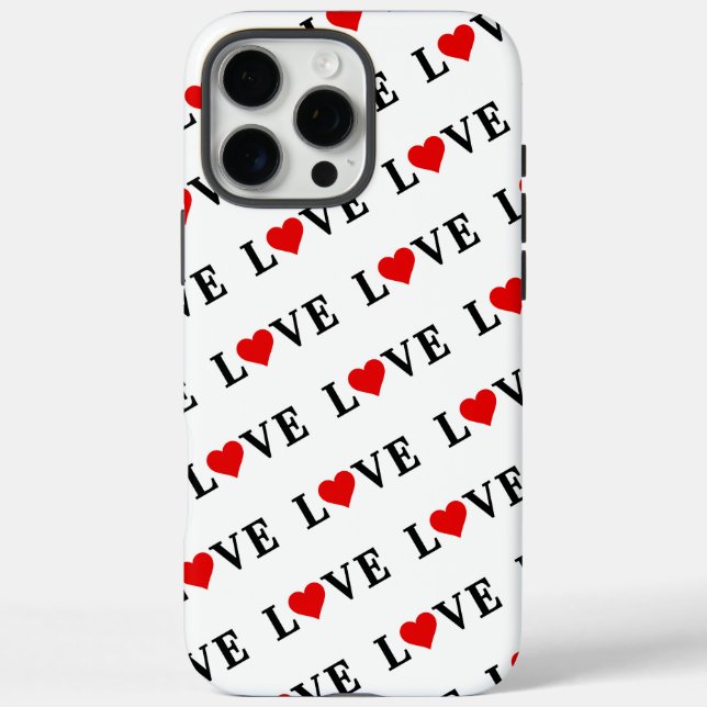 Coques Case-Mate iPhone AMOUR et coeur (Verso)