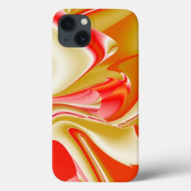 Coques Case-Mate iPhone Amour et Or Abstrait 3D Rainbowart (Verso)