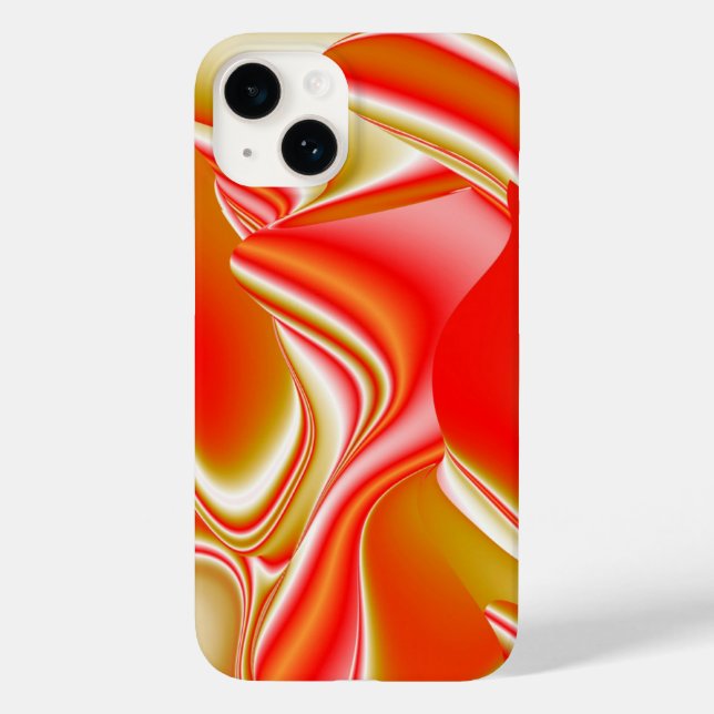 Coques Case-Mate iPhone Amour et Or Abstrait 3D Rainbowart (Verso)