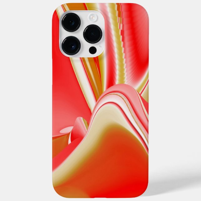 Coques Case-Mate iPhone Amour et Or Abstrait 3D Rainbowart (Verso)