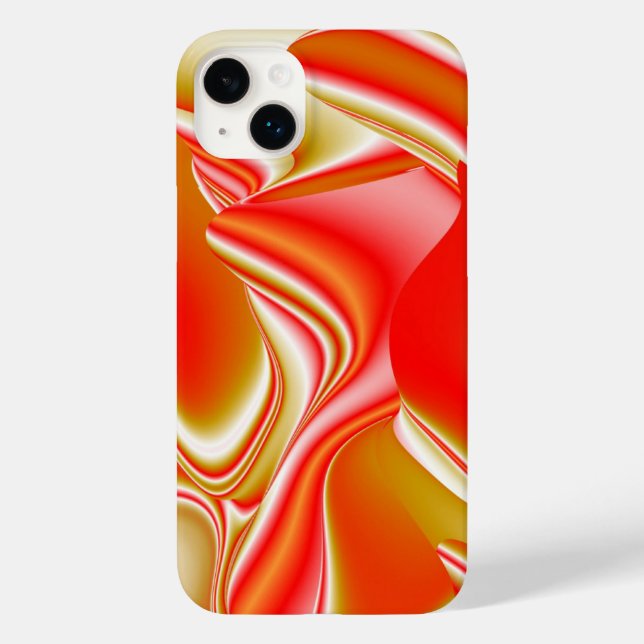 Coques Case-Mate iPhone Amour et Or Abstrait 3D Rainbowart (Verso)