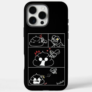 Coque iPhone 16 Pro Max Amour et trahison - Brootsch le PooPoo