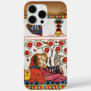 COQUES iPhone 16 PRO MAX AMOUR ÉTERNEL PARCHEMIN MONOGRAMME