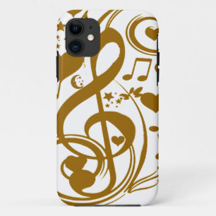 Coque iPhone 11 Amour & Joy-Gold_